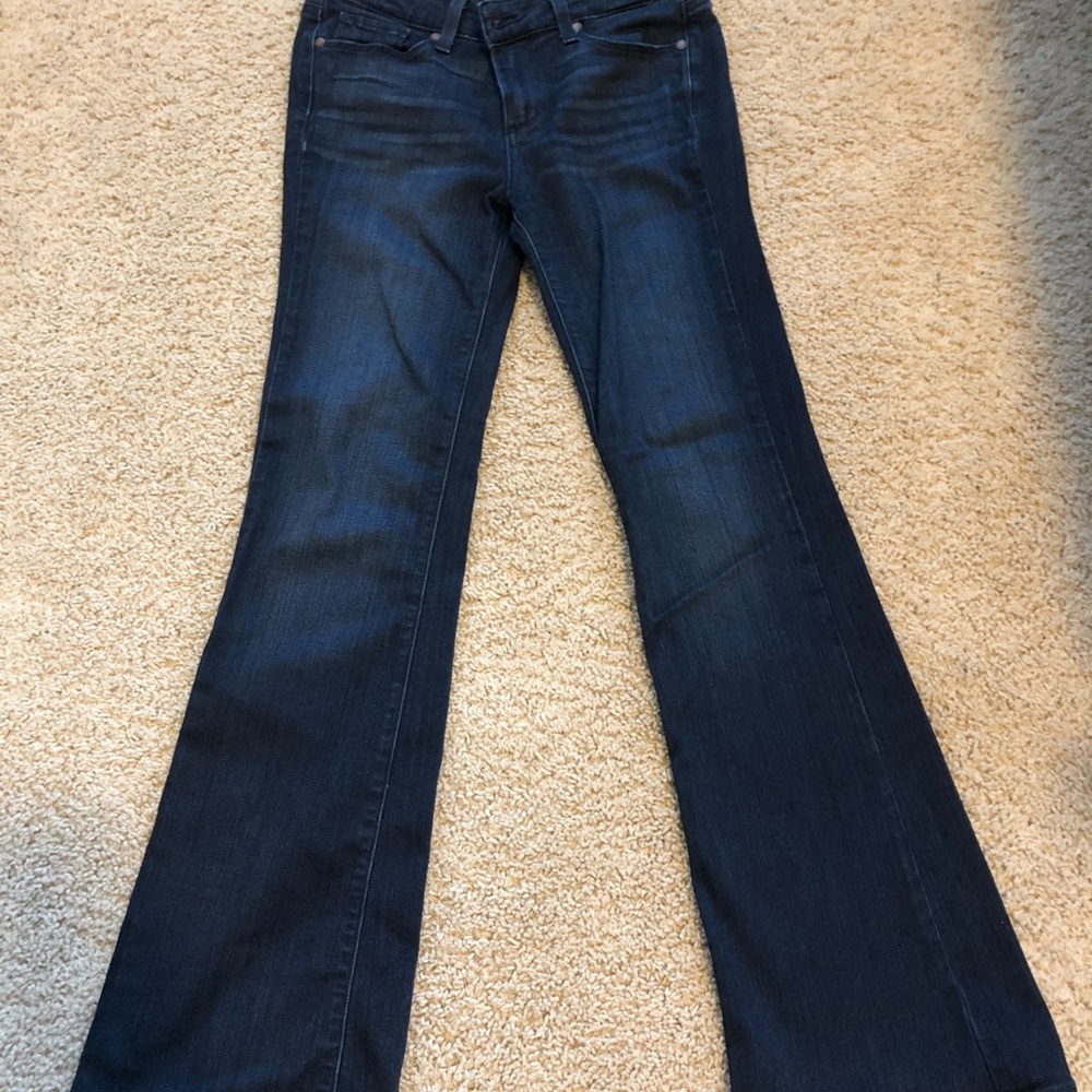 Paige Jeans, Skyline Boot, Size 26, Dark Wash